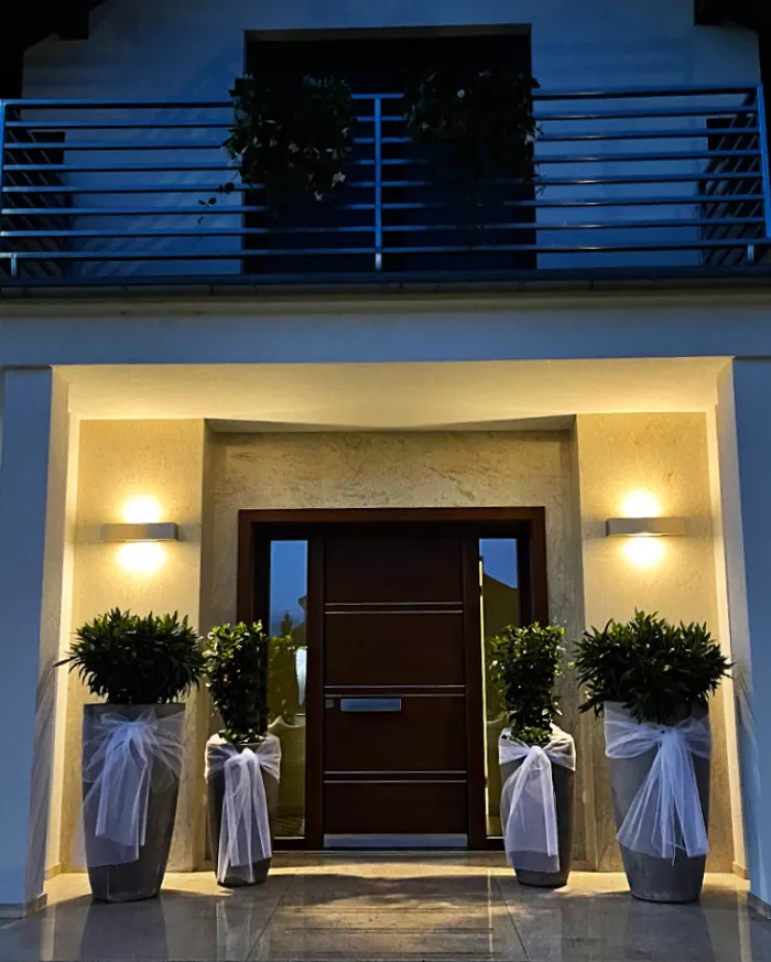 Stolarka drewniana w domu jednorodzinnym