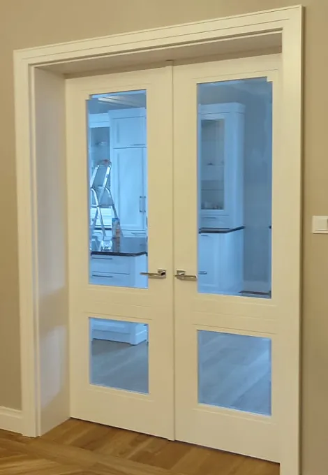 Drzwi wewnętrzne z przeszkleniami