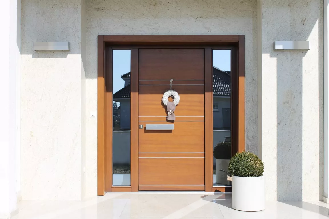 Drewniane drzwi zewnętrzne